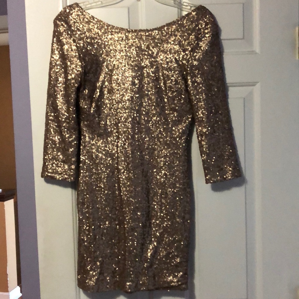 Gold sparkly dress